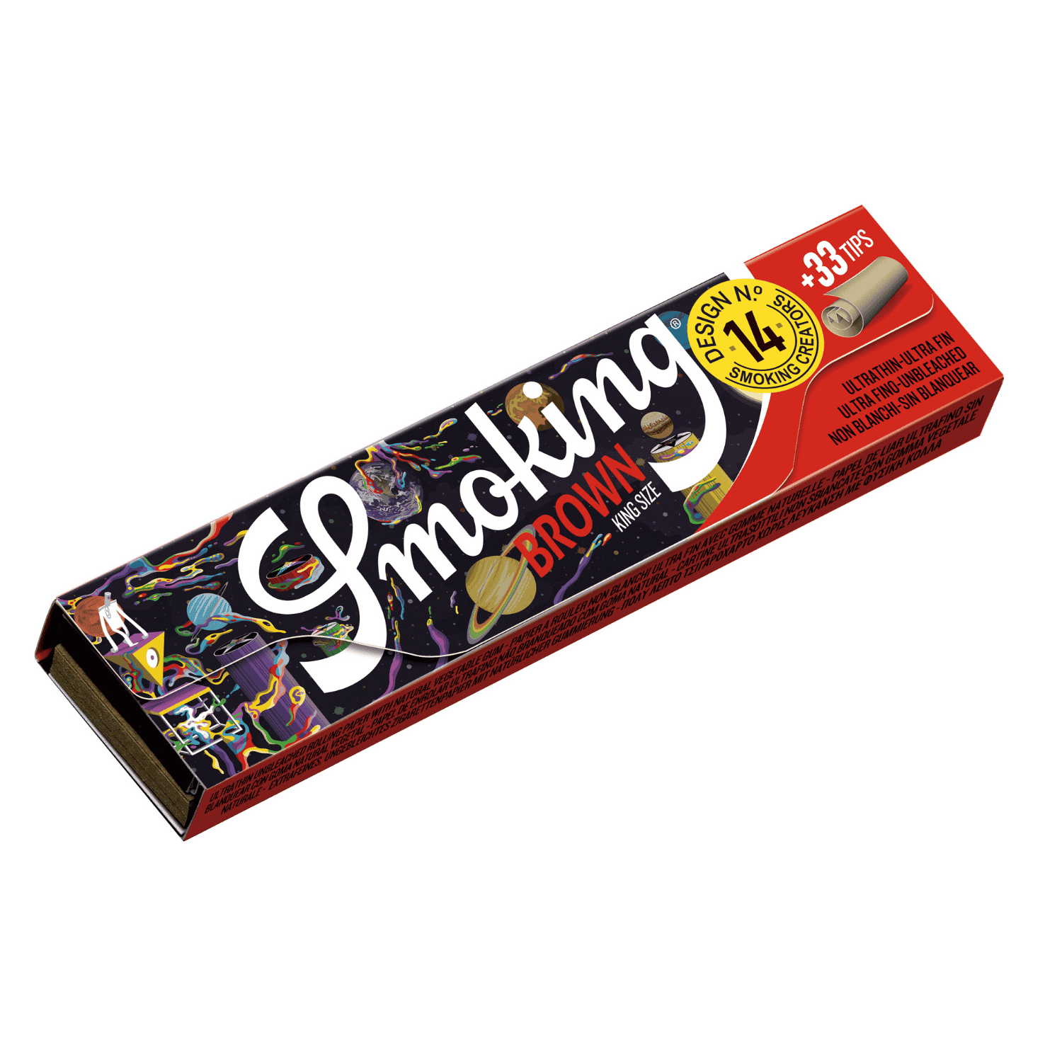 Smoking Brown "Creator" King Size Papers + Tips Smoking